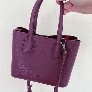 Angela Roi Purple Micro Signet Bag
